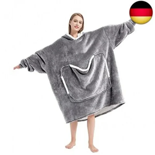 Übergroßer Kapuzenpulli mit Decke