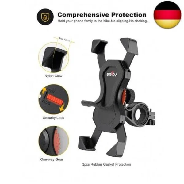 Fahrrad-Handy-Halterung Handy-Ständer für Fahrrad Universal Motorrad-Handy-Halterung für 3.5-6.5