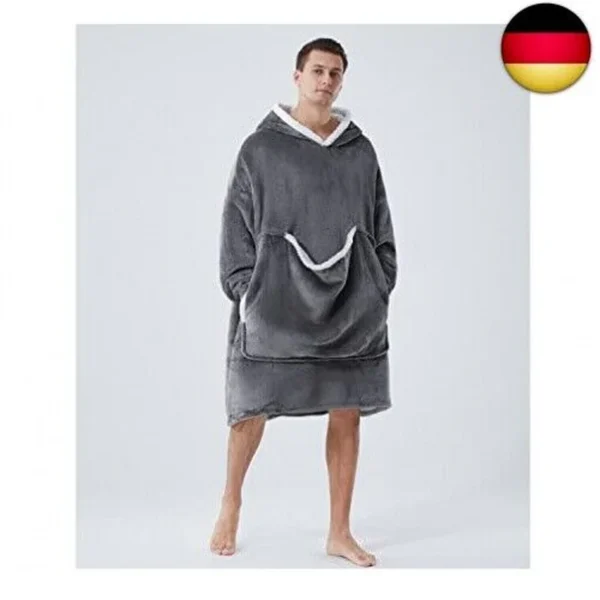 Übergroßer Kapuzenpulli mit Decke