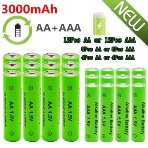 2/4/6/8/10/12/16/20/24PCS 3000Mah Batterien Power Alkaline 1.5V AAA oder 3800Mah 1.5V AA Wiederaufladbare Batterie