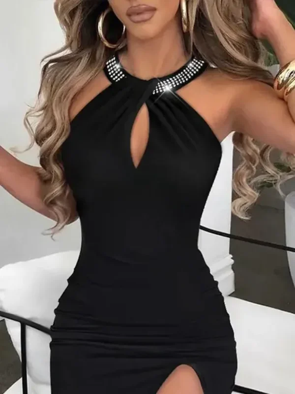 Schwarzes Cocktailkleid