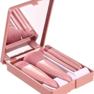 5/10Pcs Travel Beauty Makeup Brush Set mit Spiegel,Portable Blush Brush, Powder Concealer Brush,Mini Complete Function Cosmetic Brushes