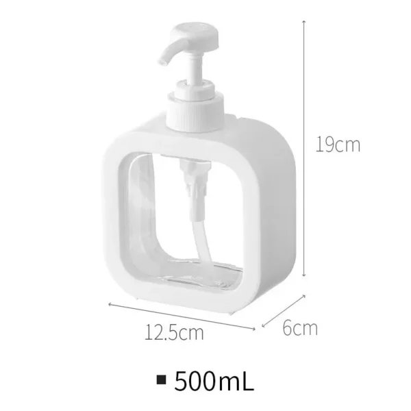 1Pc Leere Flasche mit großem Fassungsvermögen Seife Waschmittel Spenderflasche und Duschgel Waschmittel Spenderflasche