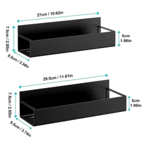 2 Stück Magnetregal Haushalt Küche Regal Magnet Kühlschrank Waschmaschine Seite hängende Lagerung Rack, multifunktionale Lagerung