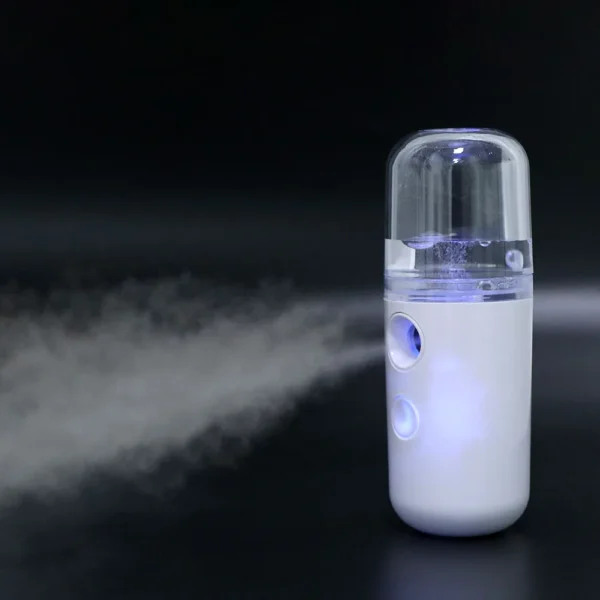 Niedlicher tragbarer Mini-Gesichtsdampfer Nanometer Spray Hydrator Dämpfender Luftbefeuchter Alkohol Desinfektion Dampfnebel Vernebler Schönheit Desinfektor SPA